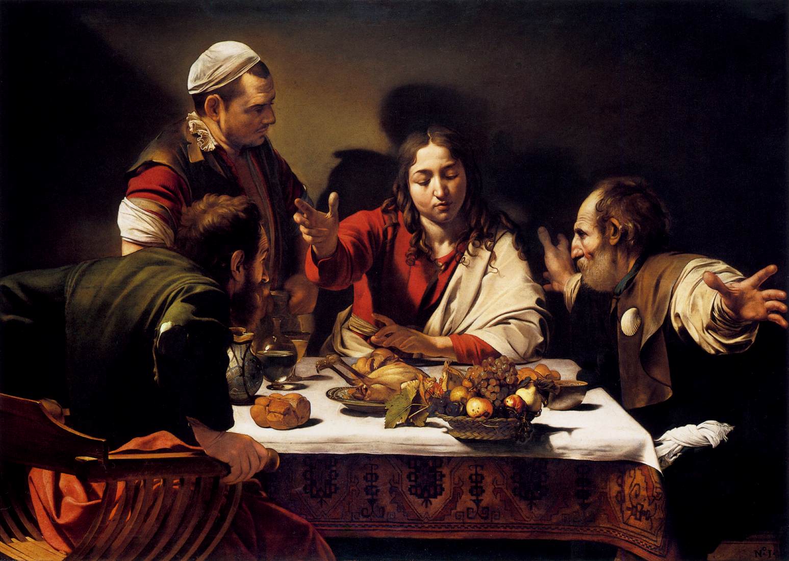 The Supper at Emmaus by Caravaggio