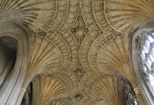 The mesmerising fan-vaulting of the New Building at the east end of the Cathedral. c1500