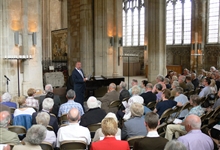A recital in Peterborough Cathedral New Building