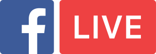 Facebook Live logo and link to Cathedral Facebook page