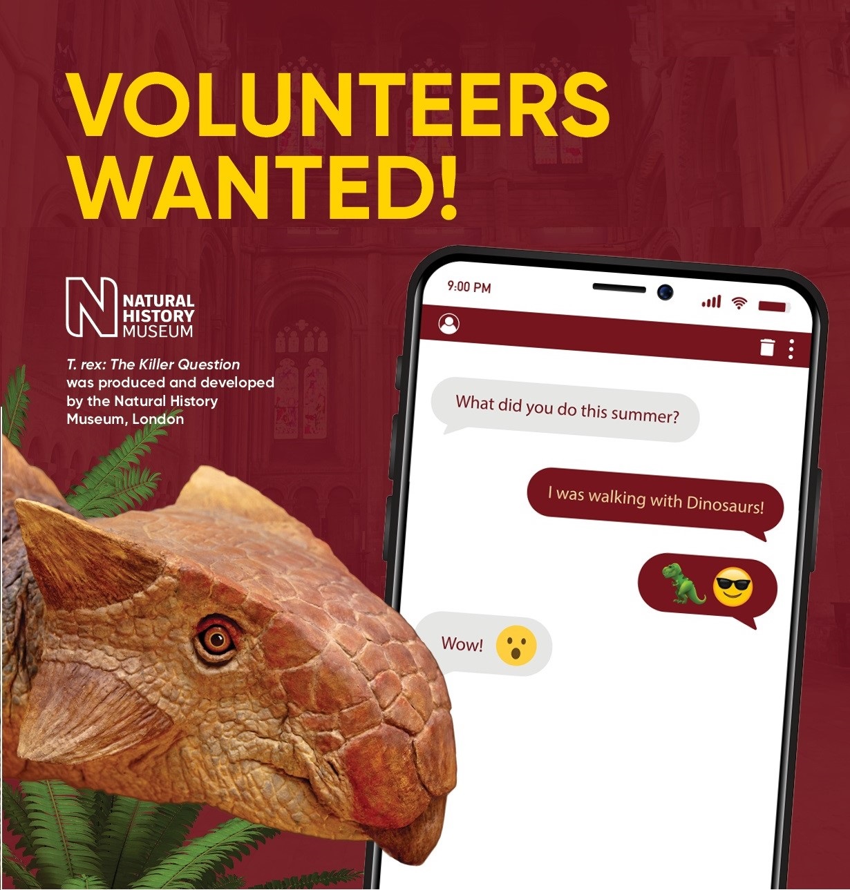 Volunteers Wanted graphic